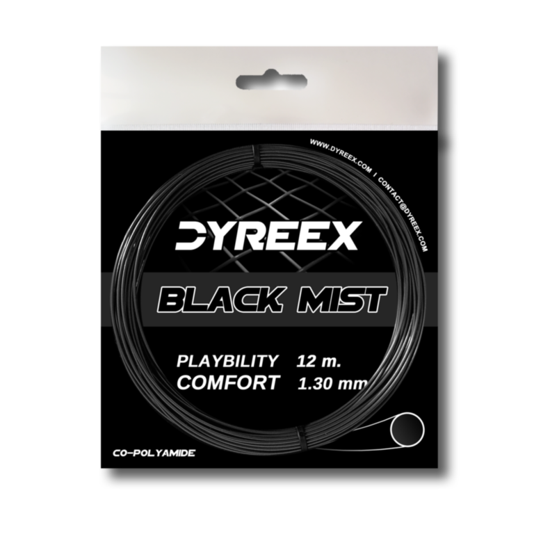 Dyreex tenns string Black Mist 12 m. set / 1.30 mm. Polyamid monofilament