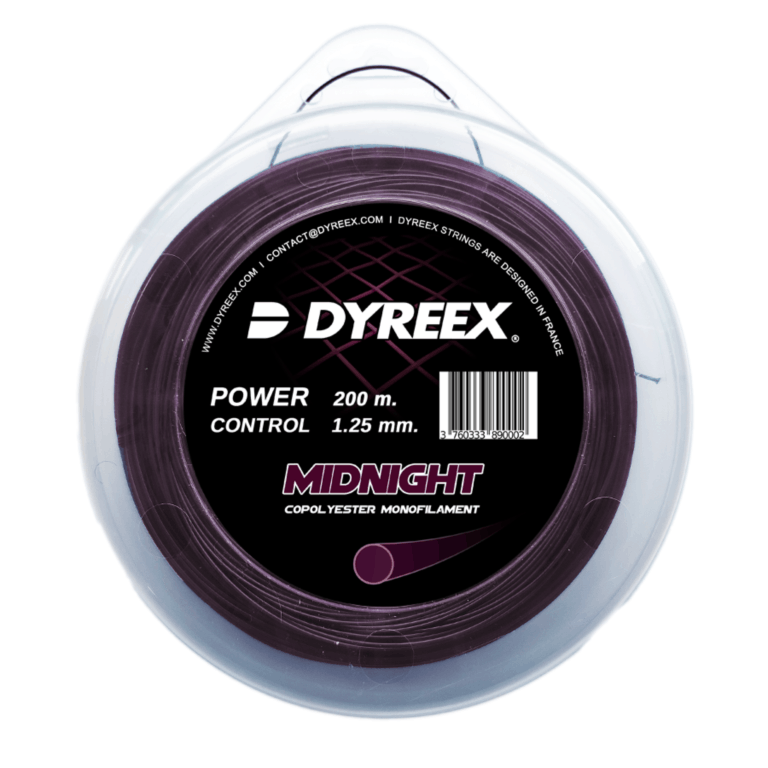 Dyreex Midnight monofilament tennis string 200 m. 125 mm. arm friendly
