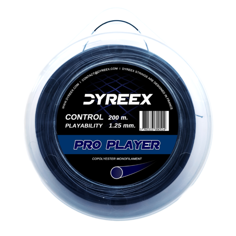 Dyreex Pro Player monofilament tennis string 200 m. 124 / 1.28 mm. for professionnal or adult players