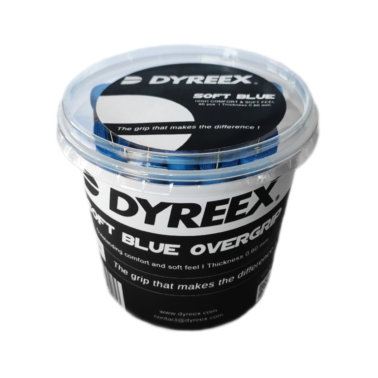 Dyreex tennis overgrip Soft blue - soft and tacky grip 12 pcs. blue