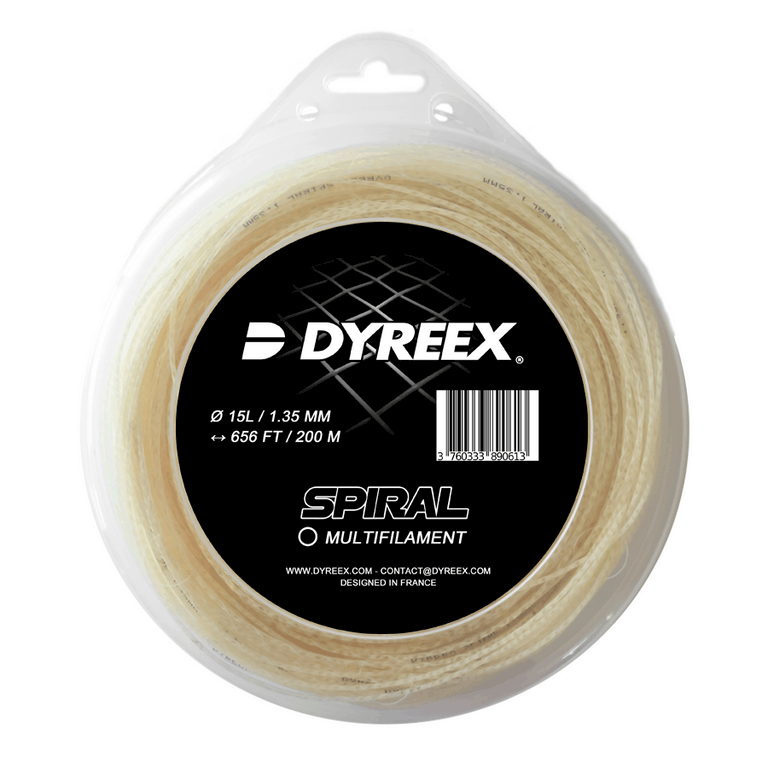 Dyreex tenns string Spiral 200 m.  1.35 mm.