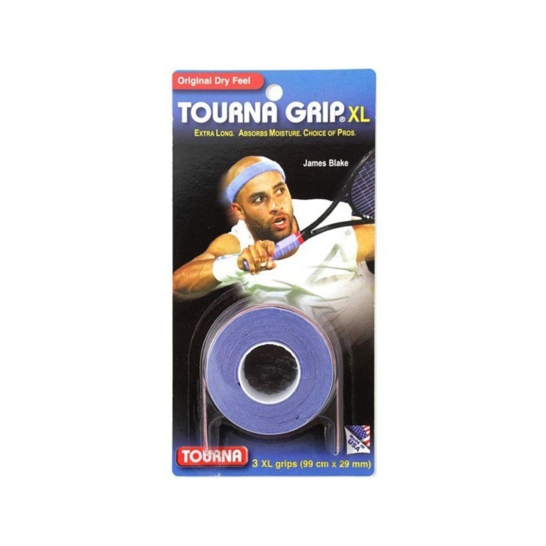 TOURNA GRIP ORIGINAL XL 3 pcs - Tackiest grip ever made in blue
