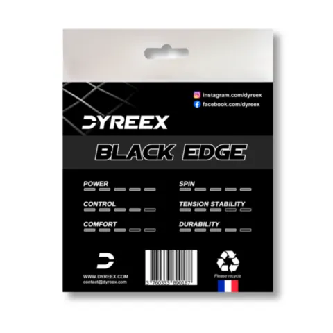 Dyreex Black Edge 125 mm. - tennis string that provides power and spin