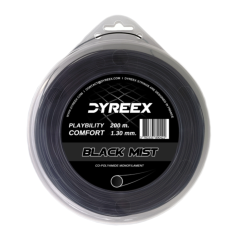 Dyreex tenns string Black Mist 200 m. reel / 1.30 mm. Polyamid monofilament