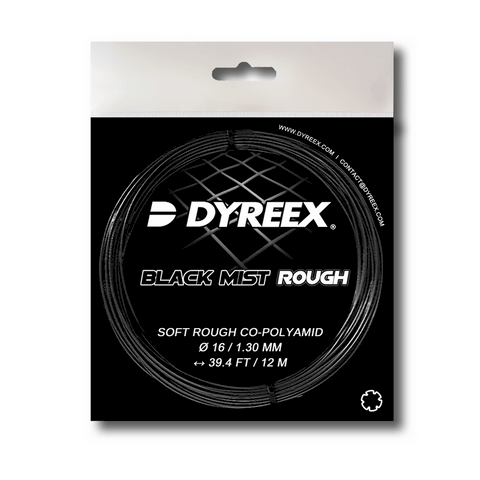 Black Mist Rough  12 m set Dyreex tennis strings