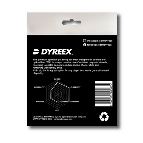 Dyreex tenns string Cloud9 12m Premium synthetic gut 200 m. 1.35 mm.