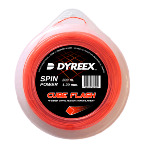 Dyreex tennis string Cube Flash 200 m. /1.20 mm. String that provides control and spin