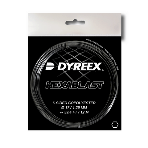 Dyreex tennis string Hexablast 12 m. / 1.25 mm.