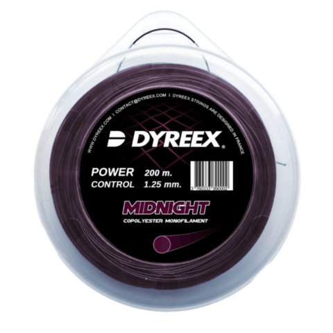 Dyreex Midnight monofilament tennis string 200 m. 125 mm. arm friendly