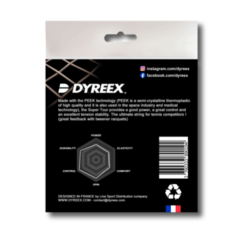 Dyreex tennis string Super Tour 12 m. set