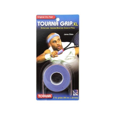 TOURNA GRIP ORIGINAL XL 3 pcs - Tackiest grip ever made in blue