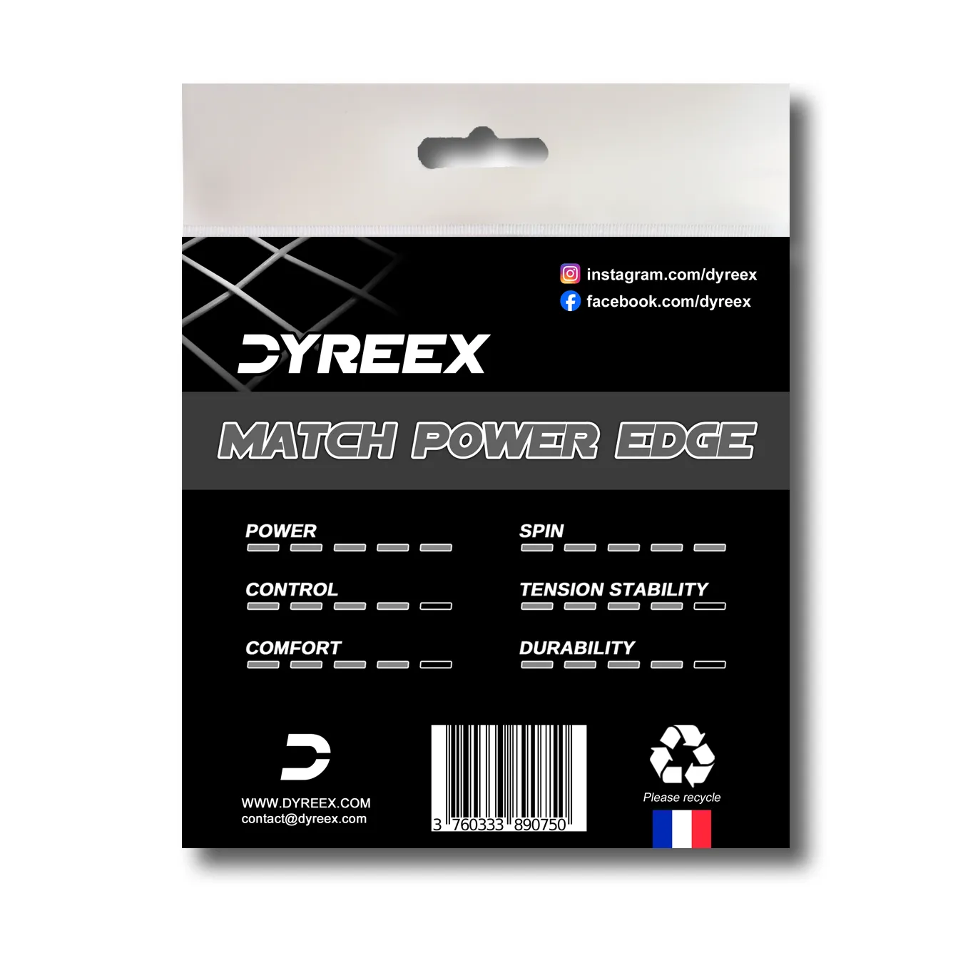 Dyreex Match power Edge 125 mm / 12 m